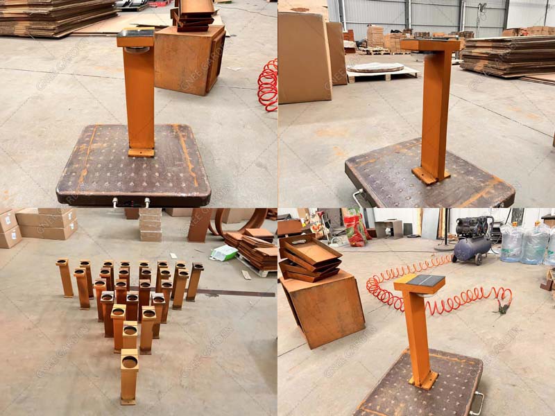 corten lighting bollards corten lighting bollards
