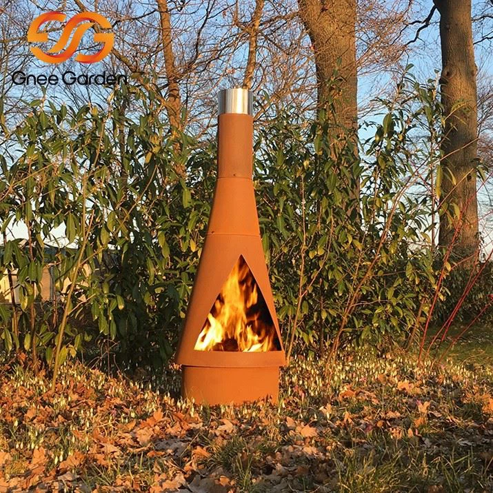 Corten Steel fireplace for sale（1）