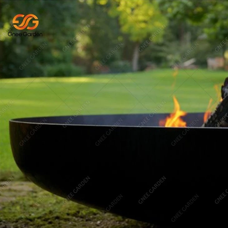 corten steel custom fire pits