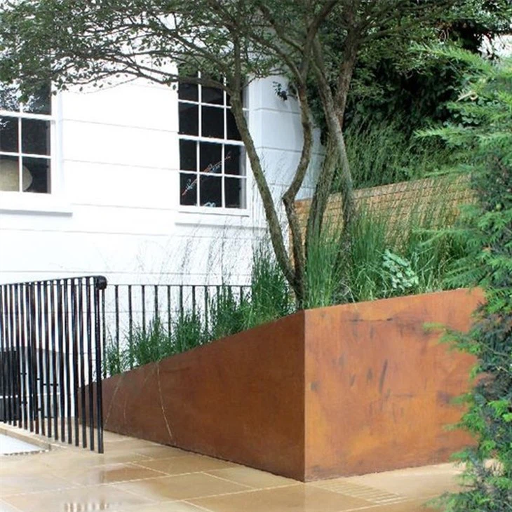 Garden Landscape Lawn Edging Corten Steel Lawn Edging
