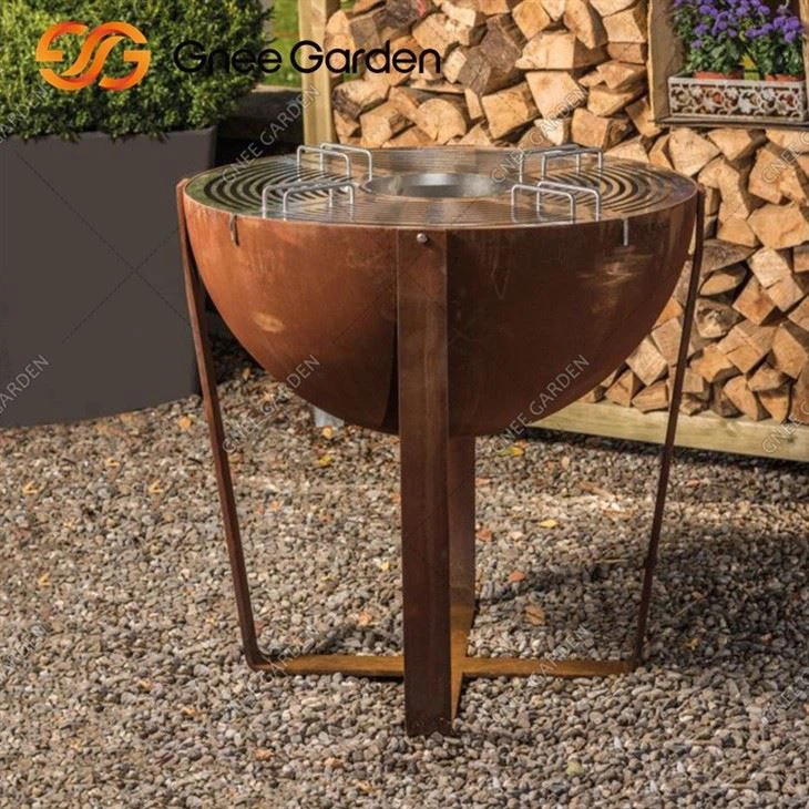 Heavy Duty Corten BBQ Grills Europe New Design