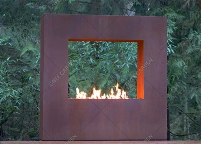 Наружная крышка / крышка для костра Corten Steel Square Square