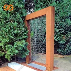 Украшение дома Стальной фонтан из стали Corten Steel