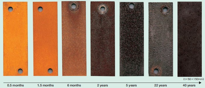 Corten steel outdoor wood burning fireplace Corten steel outdoor wood burning fireplace