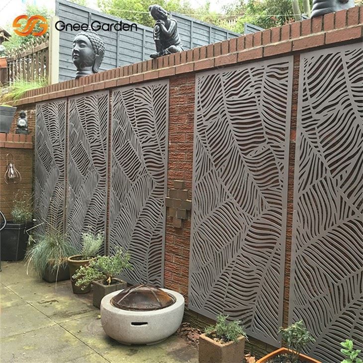Modern Corten Steel Garden Panels