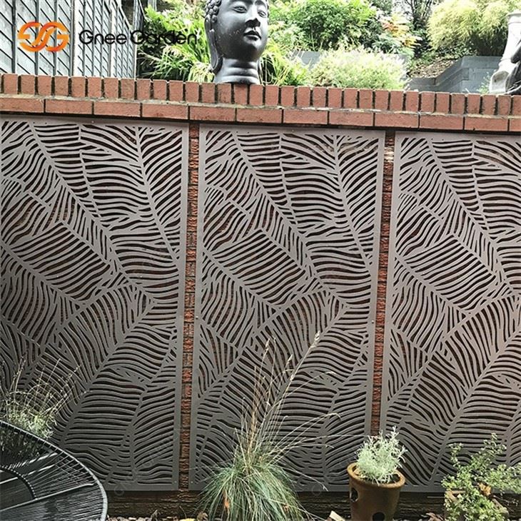 Modern Corten Steel Garden Panels