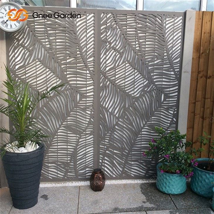 Modern Corten Steel Garden Panels