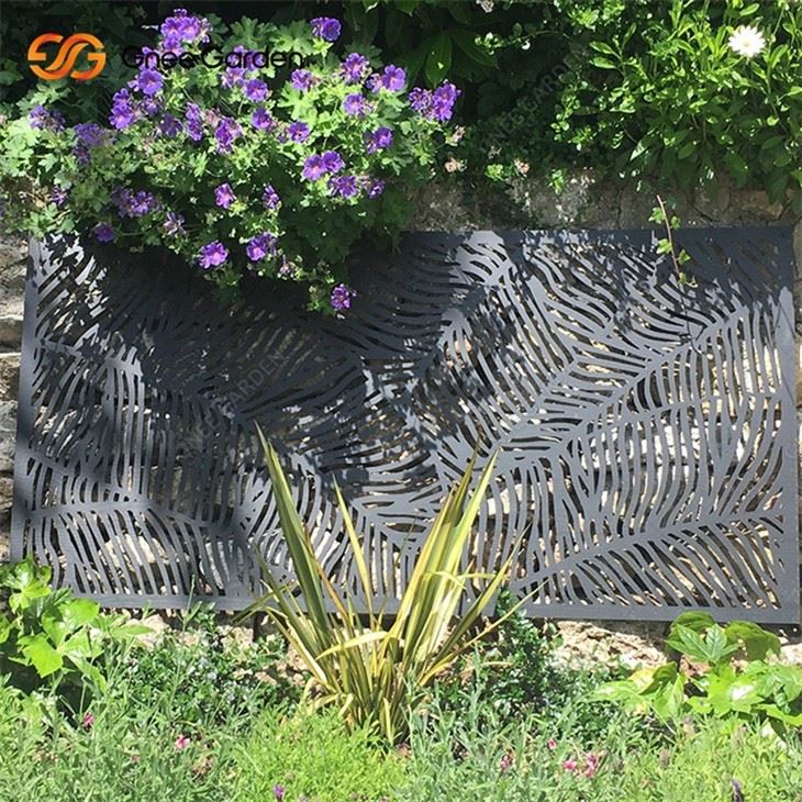Modern Corten Steel Garden Panels